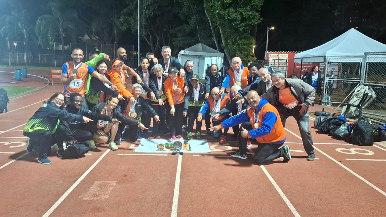 Com 85 medalhas, São Bernardo conquista vice-campeonato geral no Paulista Master de Atletismo