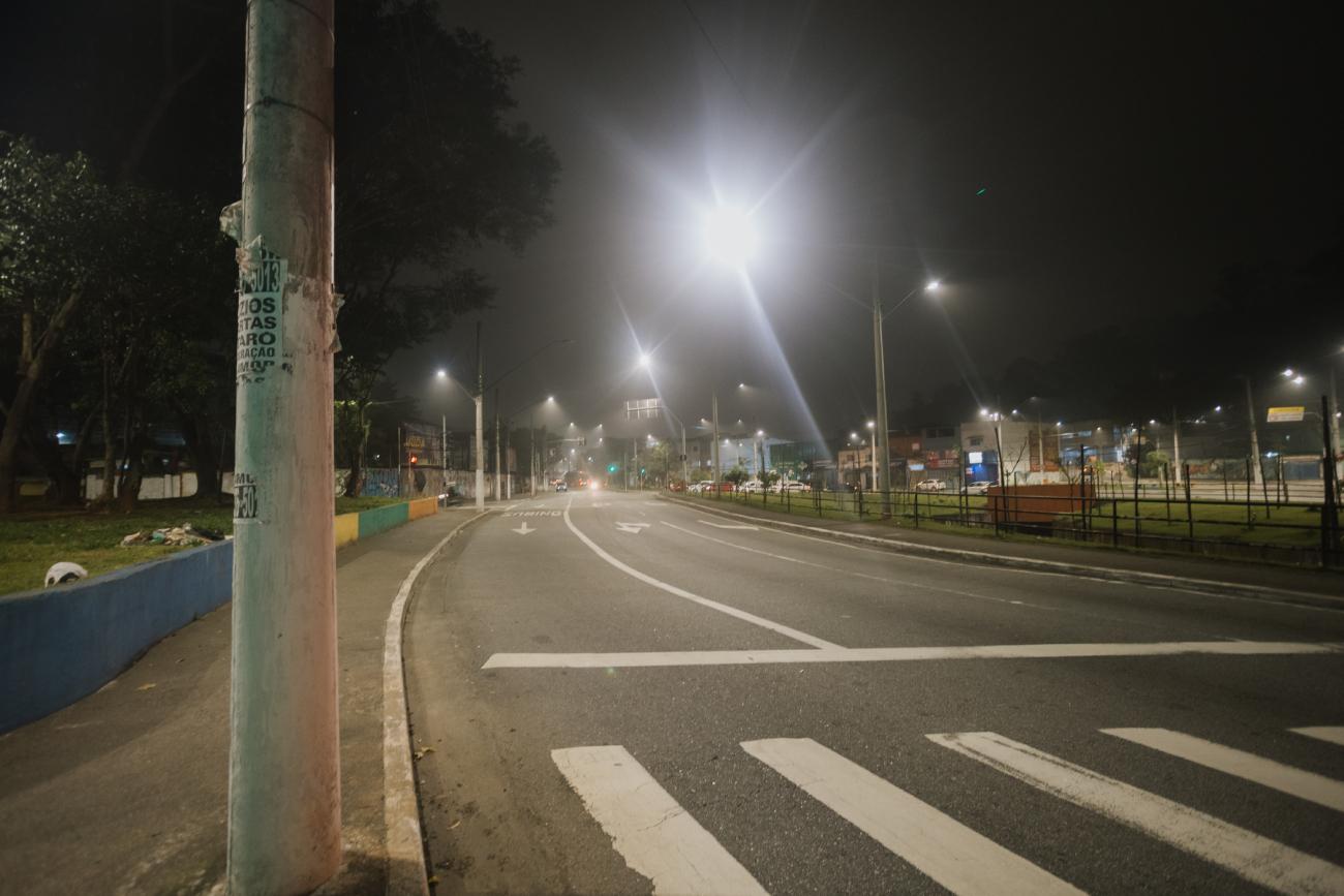 Com investimento, São Bernardo ganha novos pontos de iluminação na Pery Ronchetti, Rua dos Vianas e Ponte Estaiada