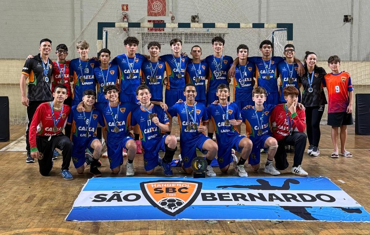 Quarteto de São Bernardo é convocado para a Seleção Brasileira Infantil Masculina de handebol