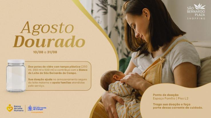 Agosto Dourado: São Bernardo Plaza se une ao Banco de Leite Humano do município em ação social