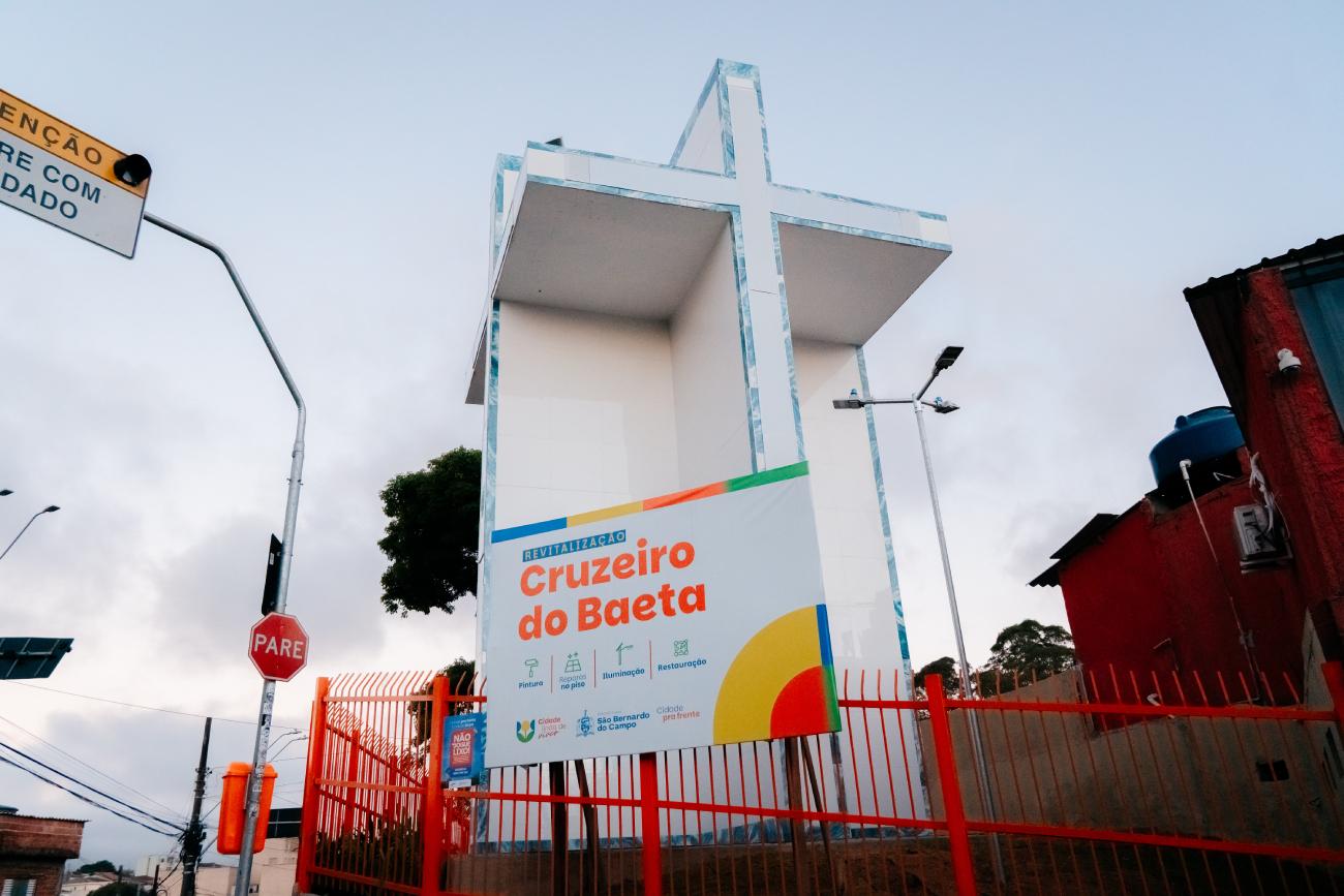 Cruzeiro do Baeta Neves completa 64 anos e ganha revitalização completa em São Bernardo