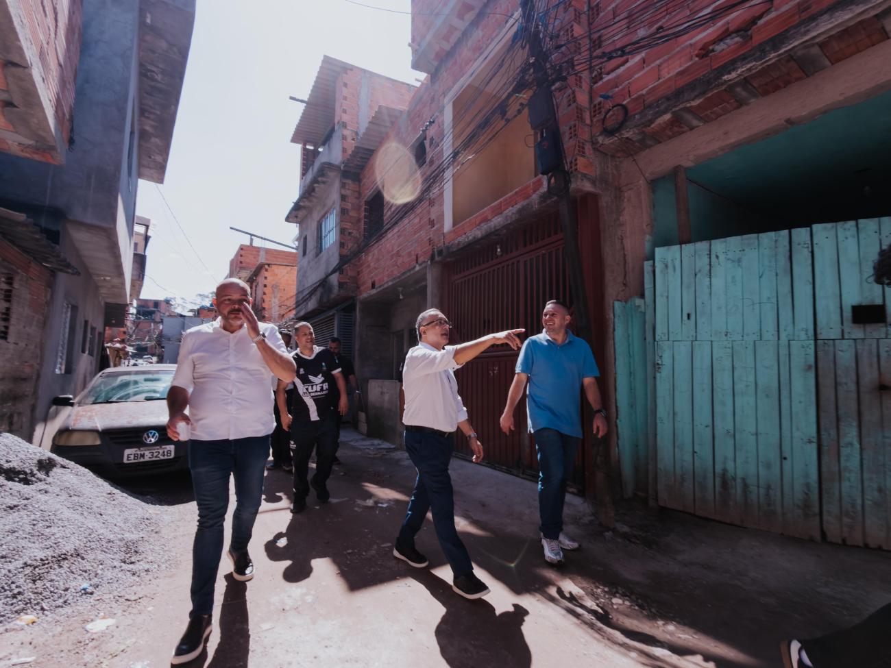 Em vistoria, equipes da Prefeitura de São Bernardo planejam urbanização dos bairros Divinéia, Oriente e Paraíso