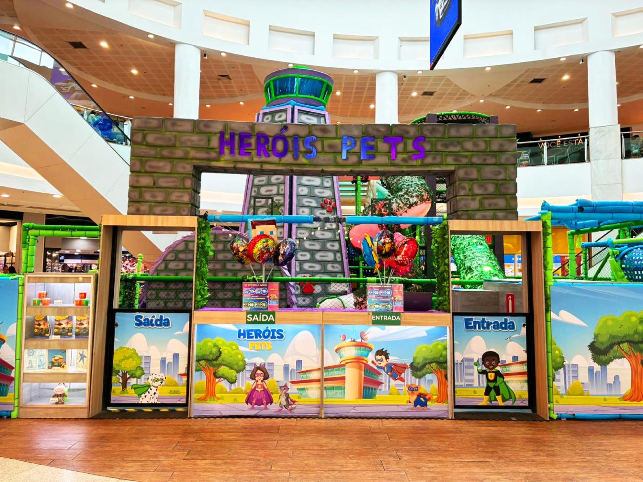 Novo evento infantil Heróis Pets garante a diversão da criançada no São Bernardo Plaza Shopping