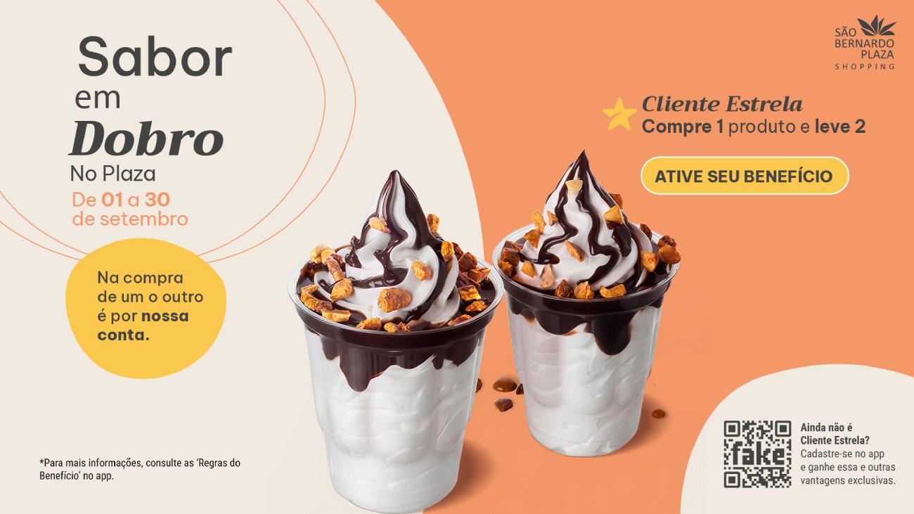 Sabor em Dobro no Plaza: ação gastronômica acontece no São Bernardo Plaza e disponibiliza dois itens selecionados pelo preço de um