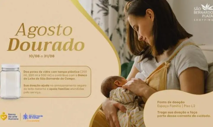 Agosto Dourado: São Bernardo Plaza se une ao Banco de Leite Humano do município em ação social