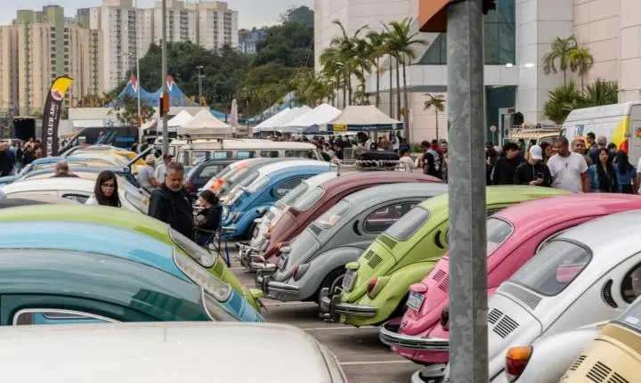 Dia Mundial do Fusca: encontro de automóveis chega a terceira edição no São Bernardo Plaza Shopping