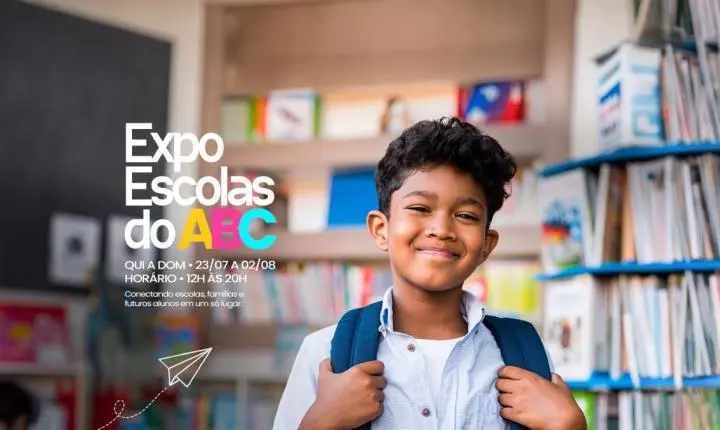 Expo Escolas do ABC reúne cinco instituições de ensino para apresentar propostas pedagógicas e esclarecer dúvidas de pais e responsáveis 